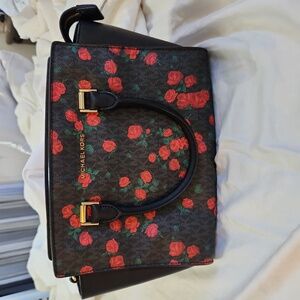 Rose print Mk Bag